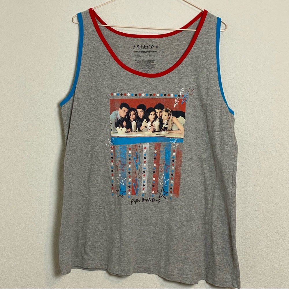 FRIENDS Patriotic Tank Top Size Large